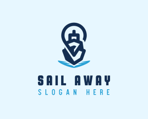 Boat Ship Locator  logo design