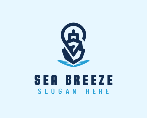 Boat Ship Locator  logo design