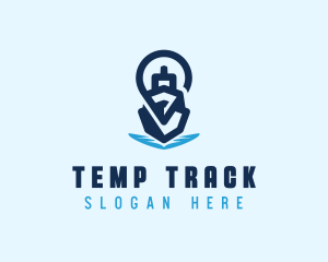 Boat Ship Locator  logo design