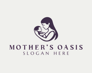 Mother Baby Adoption logo design