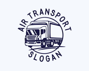 Blue Freight Trucking logo design