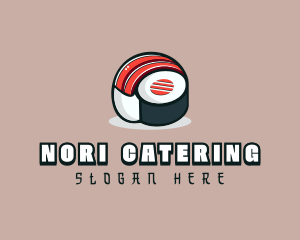 Salmon Sushi Restaurant logo design