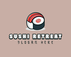 Salmon Sushi Restaurant logo design