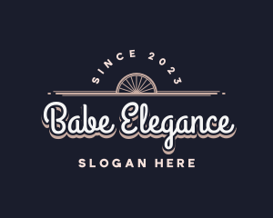 Elegant Wagon Wheel Company logo design