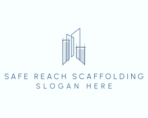 Construction Building Scaffolding logo