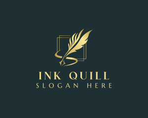 Law Quill Writer logo design