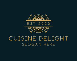 Fine Dining Gourmet Restaurant logo design