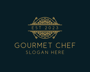 Fine Dining Gourmet Restaurant logo design