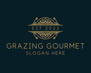 Fine Dining Gourmet Restaurant logo design