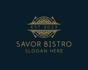 Fine Dining Gourmet Restaurant logo design