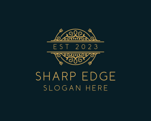 Fine Dining Gourmet Restaurant logo design