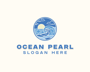 Ocean Wave Resort logo design