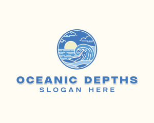 Ocean Wave Resort logo design