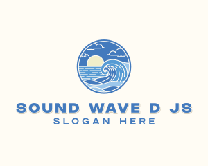 Ocean Wave Resort logo design