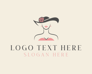 Beauty Female Hat logo