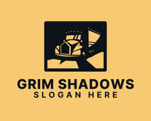 Shadow Truck Delivery  logo design