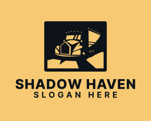 Shadow Truck Delivery  logo design