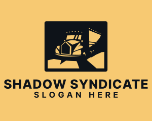 Shadow Truck Delivery  logo design