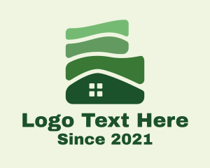 Lodge - Green House Realty logo design