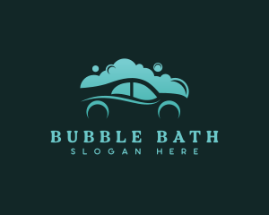 Car Wash Bubbles logo design