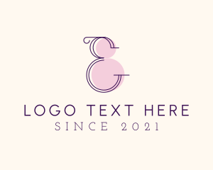 Letter E Stylist  logo