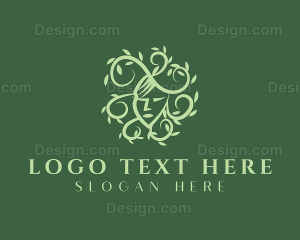 Green Natural Beauty Logo