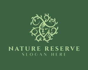 Green Natural Beauty logo design