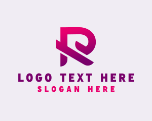 Creative Modern Business Letter R logo