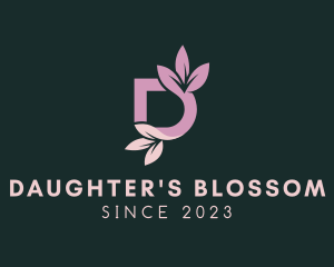 Beauty Esthetician Letter D logo design