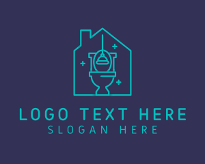 Toilet Plunger Housekeeping logo