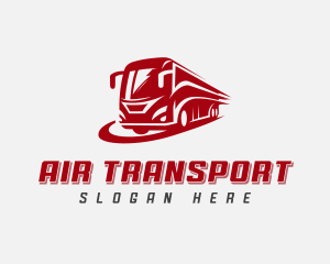 Bus Tour Transportation logo design