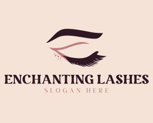 Pink Lush Eyelashes logo