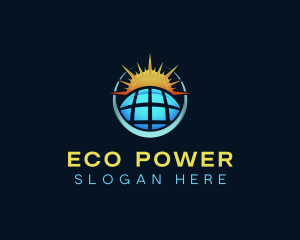 Renewable Solar Energy logo design