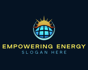 Renewable Solar Energy logo design