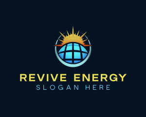 Renewable Solar Energy logo design