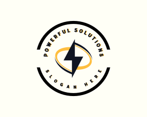 Lightning Bolt Technology logo design