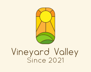 Sunny Valley Mosaic logo design