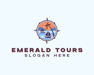 Island Tour Vacation Logo