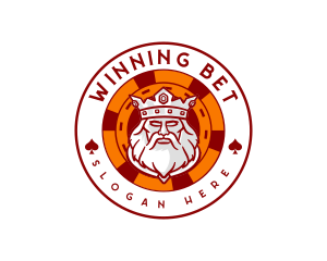 Casino Ace King logo design