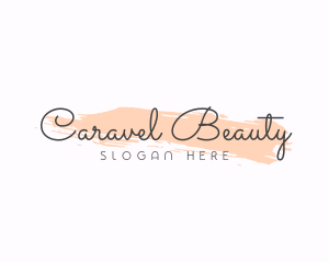 Beauty Makeup Wordmark logo design