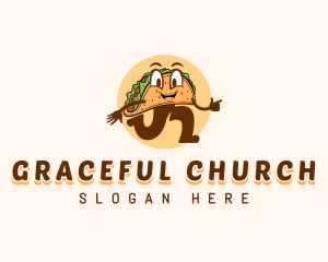 Taco Food Snack Logo
