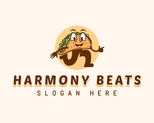 Taco Food Snack Logo