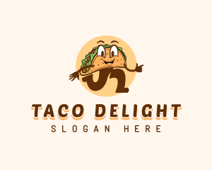 Taco Food Snack logo