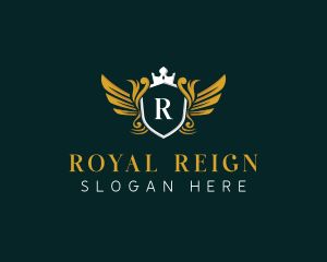 Royal Wing Shield logo design