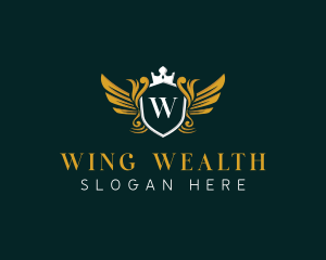 Royal Wing Shield logo design