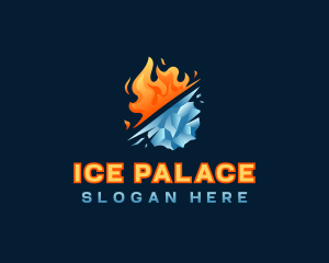 Fire Ice Maintenance logo design