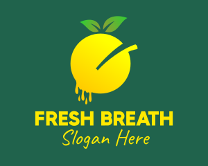 Organic Lemon Juice  logo design