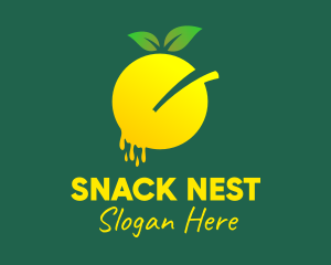 Organic Lemon Juice  logo design