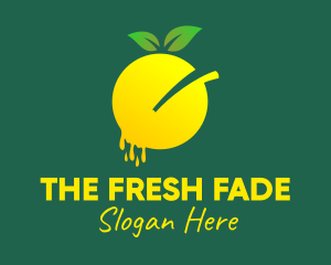 Organic Lemon Juice  logo design