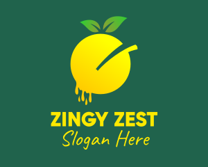 Organic Lemon Juice  logo design